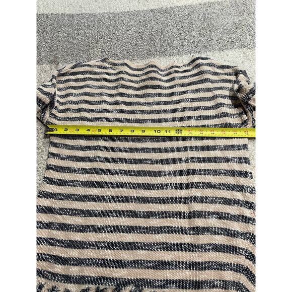 Soft Surroundings Womens Small Mariana Nautical Striped Terry Knit Tunic Sweater - Picture 3 of 10